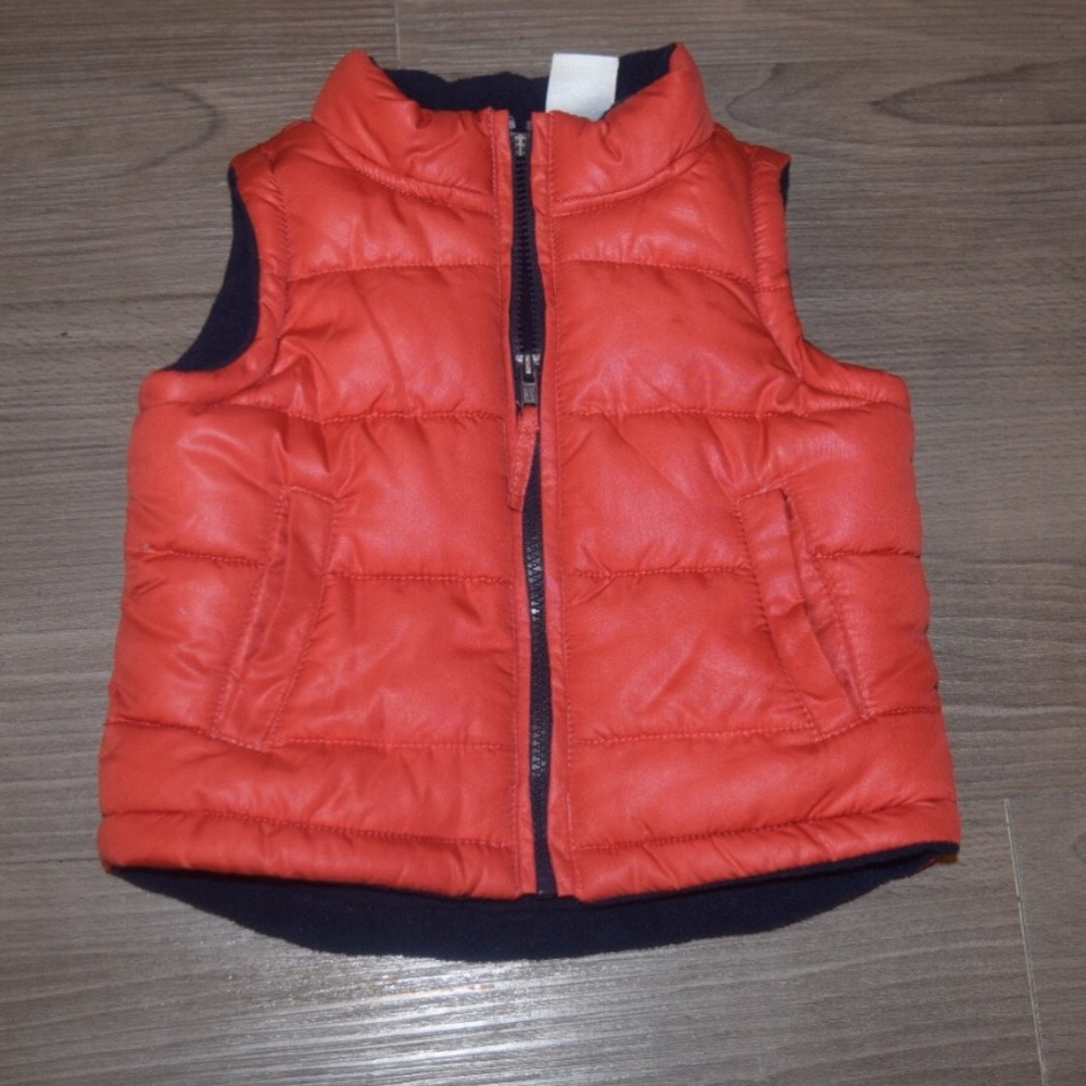 Toddler fleece lined puffer vest
